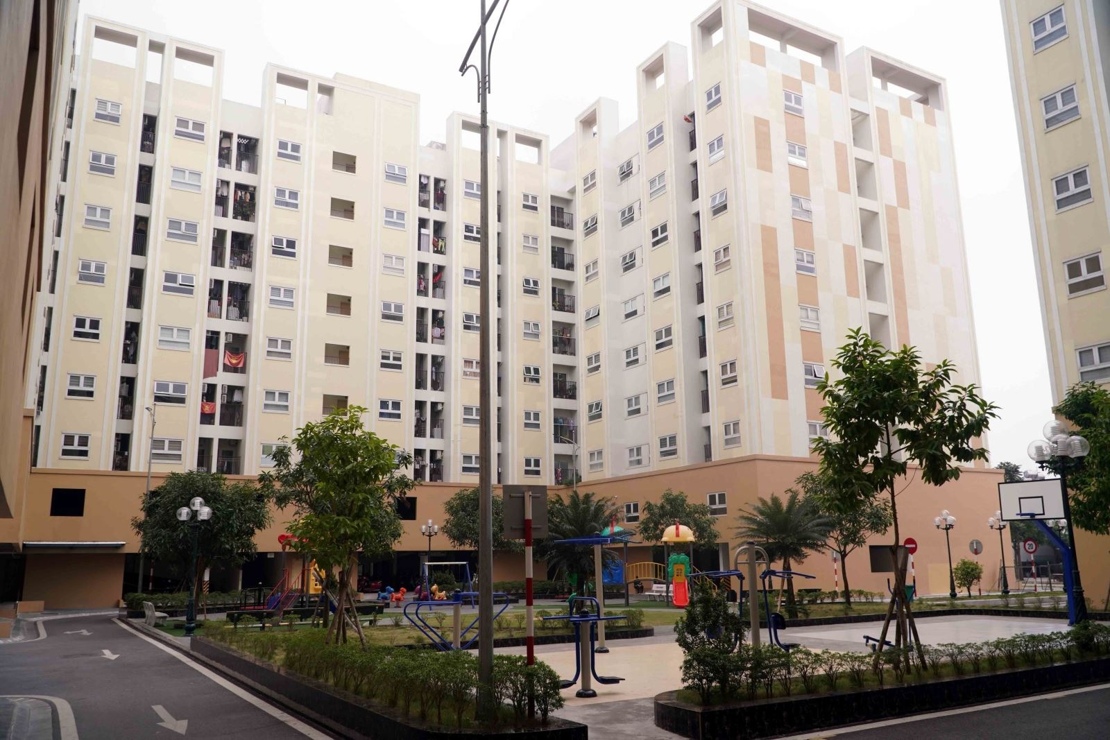 Tỉnh Hưng Yên đang phát triển mạnh mẽ các dự án chung cư, trở thành điểm đến đầu tư phía Đông Hà Nội. Ảnh: TTXVN