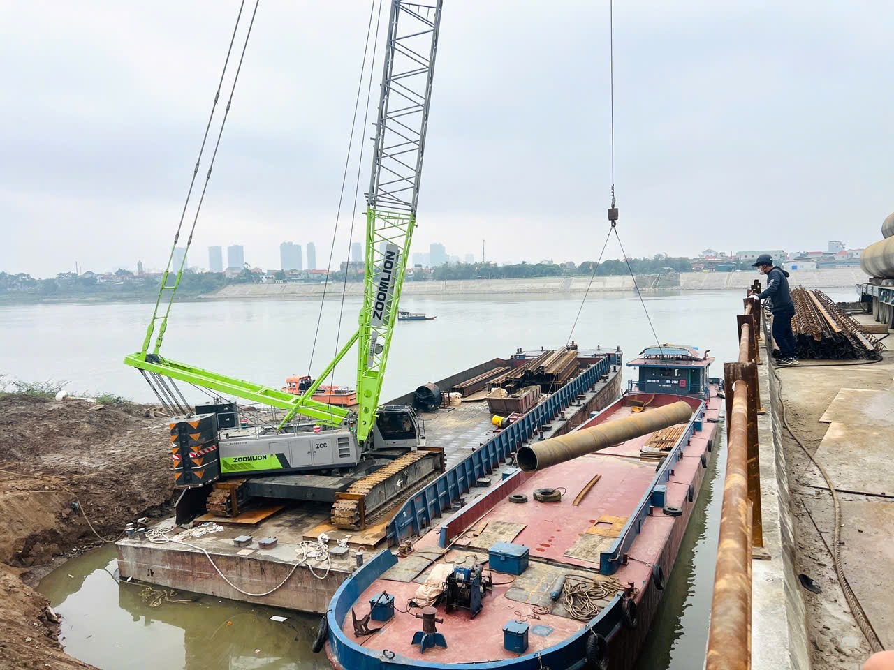 Một số hạng mục được ưu tiên triển khai sớm nhằm tạo đà cho các bước thi công tiếp theo sau Tết