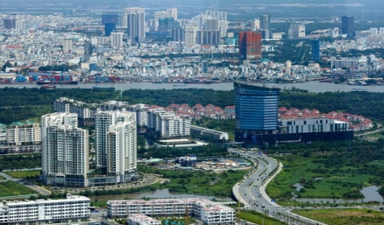 Sở hữu vị trí chiến lược hiếm có, Thủ Thiêm được kỳ vọng trở thành động lực tăng trưởng mới, đóng vai trò trung tâm chính trị, văn hóa và kinh tế của thành phố trong tương lai. Nguồn: Sưu tầm