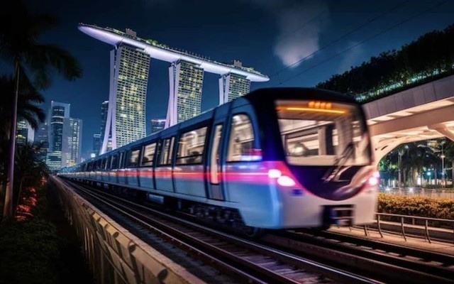 Tuyến Metro số 2 đang được đẩy nhanh tiến độ triển khai, mở ra chu kỳ tăng trưởng mới cho khu vực Tây Hồ Tây. Nguồn: Sưu tầm