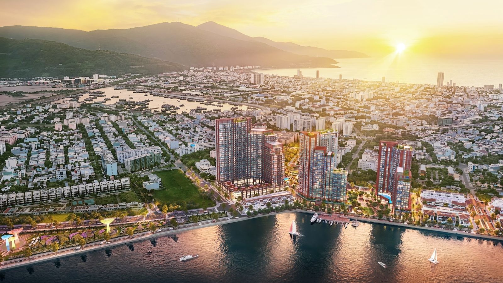 Sun Symphony Residence tọa lạc tại quỹ đất vàng hiếm hoi còn sót lại ven sông Hàn