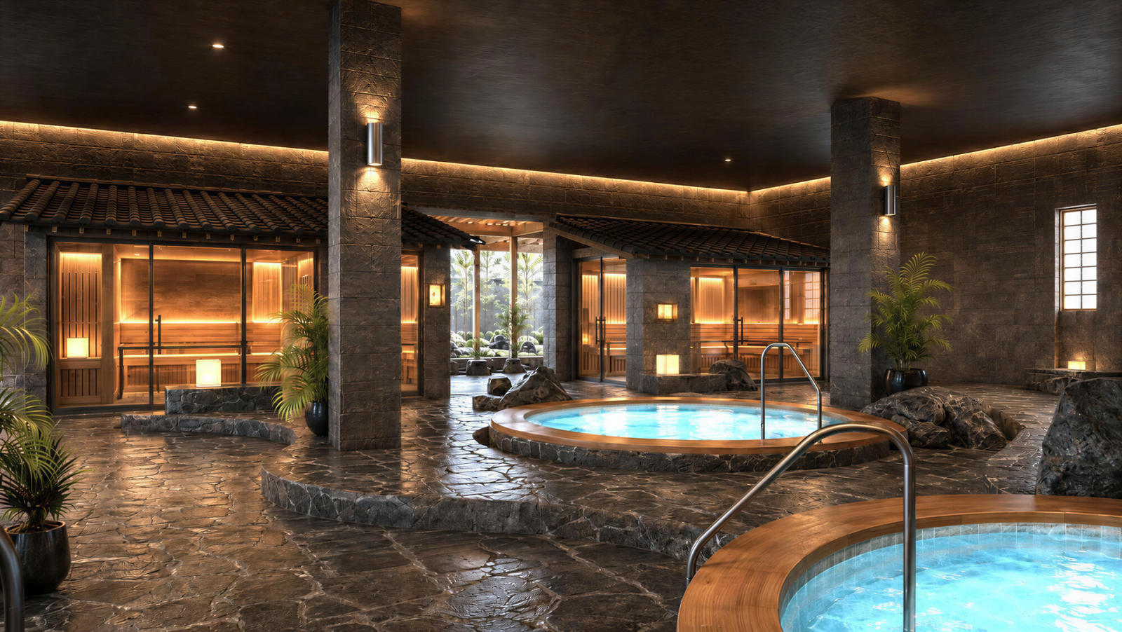 Sun Festo Town là tổ hợp cao tầng onsen đầu tiên xuất hiện tại Quảng Ninh