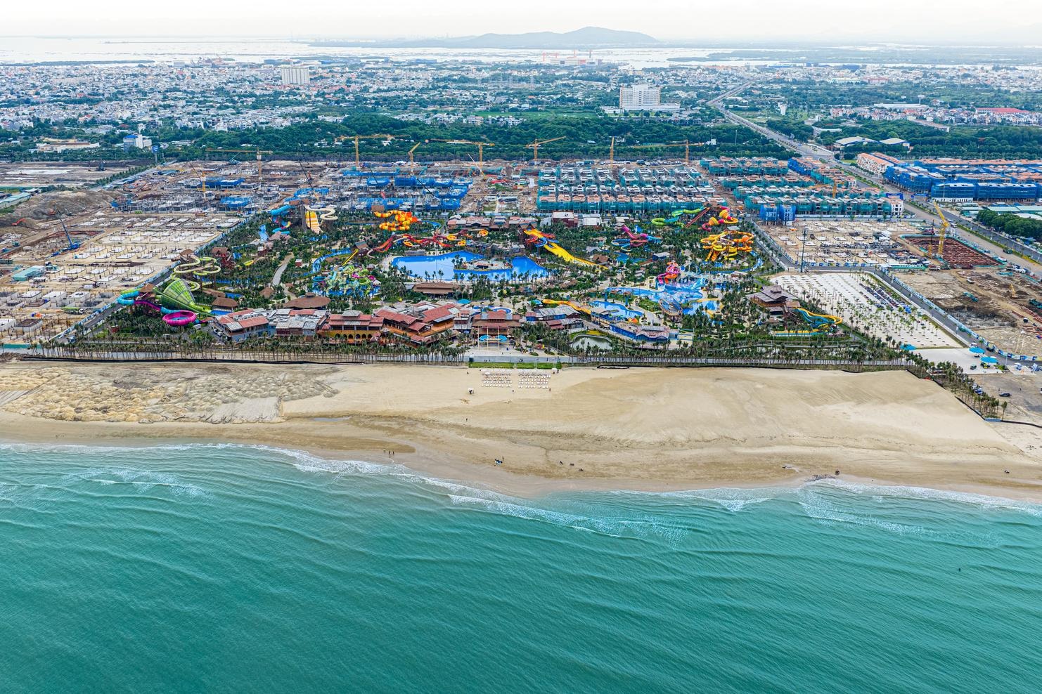Toàn cảnh công trường đại đô thị Blanca City