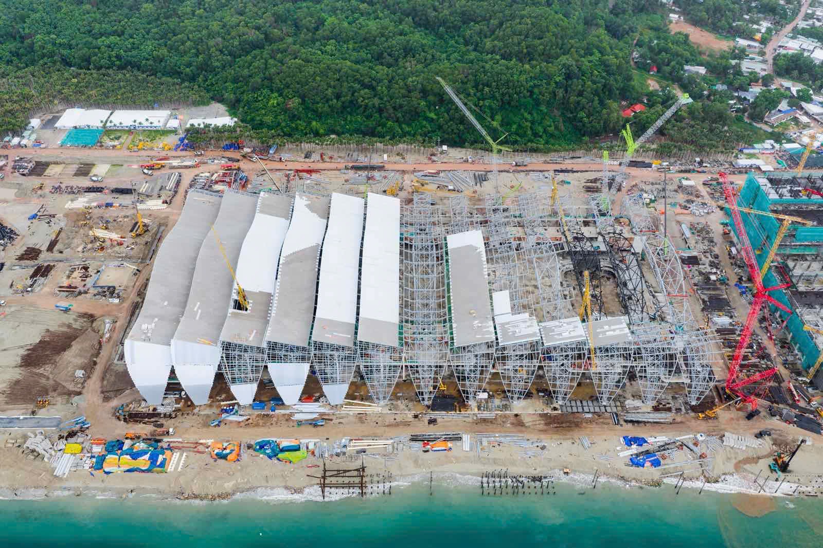 Các công trình phục vụ APEC 2027 tại Phú Quốc được nghiên cứu và ứng dụng công nghệ xây dựng thế hệ mới nhằm đẩy nhanh tiến độ và nâng cao chất lượng thi công