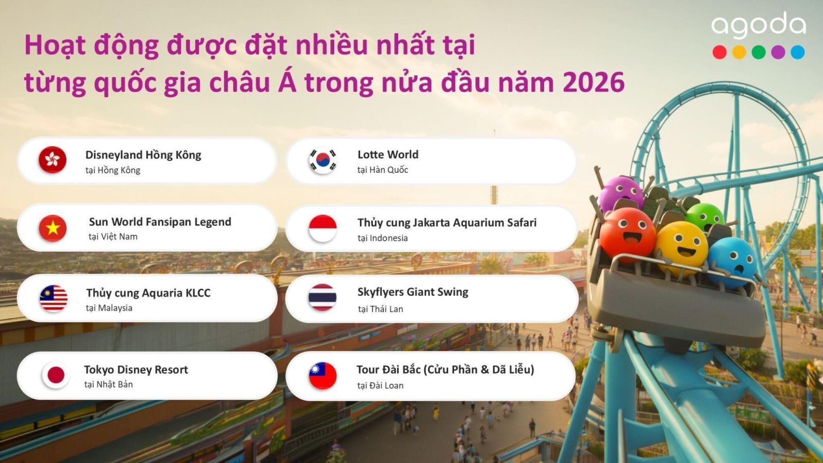 mSun World Fansipan Legend ở Sa Pa nổi bật khi các hoạt động tại đây được đặt nhiều nhất trên Agoda.