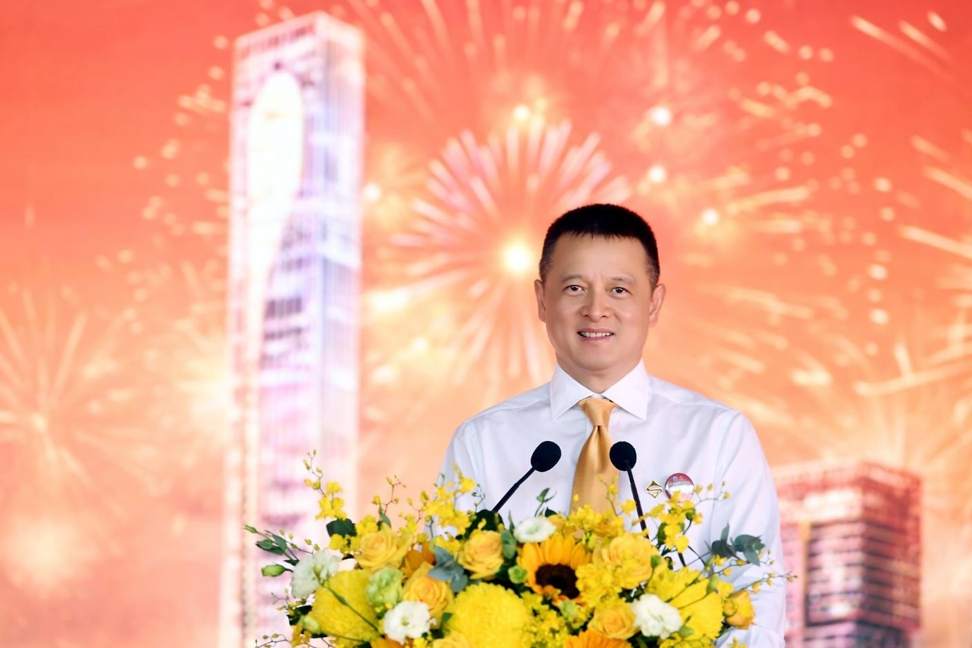 Ông Đặng Minh Trường - Chủ tịch HĐQT Tập đoàn Sun Group phát biểu tại sự kiện