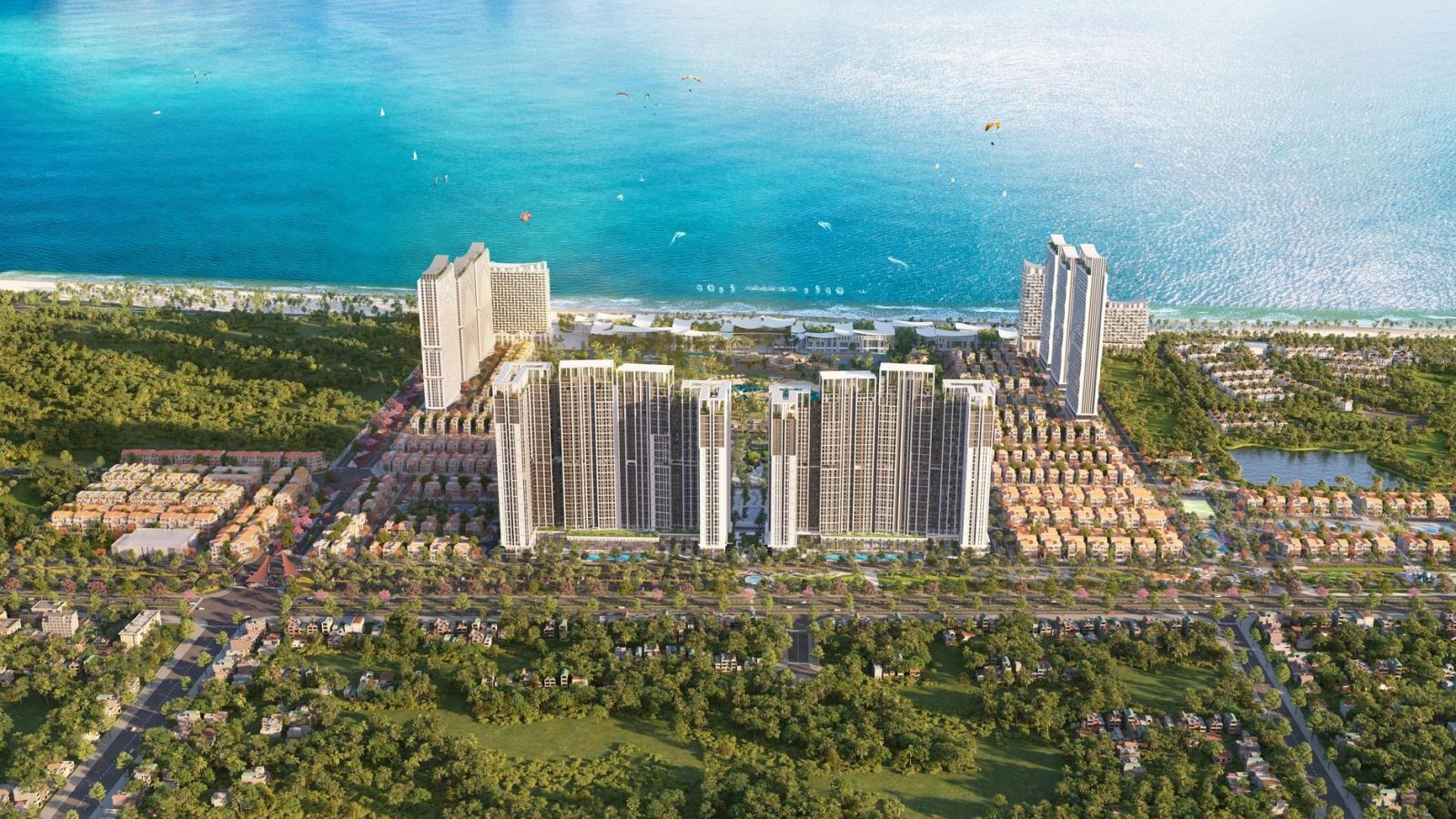 Sun Property chuẩn bị hé lộ quỹ sản phẩm căn hộ biển sở hữu lâu dài mới vào cuối tháng 7. Ảnh phối cảnh: Sun Property