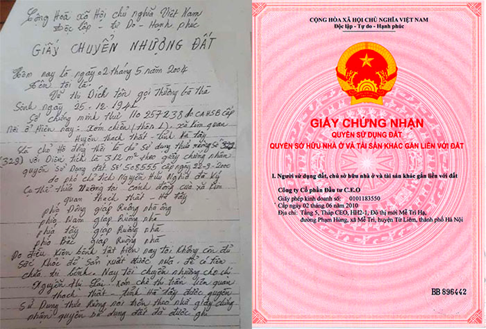 Viết tay không làm mất hiệu lực nếu đáp ứng đúng quy định pháp luật