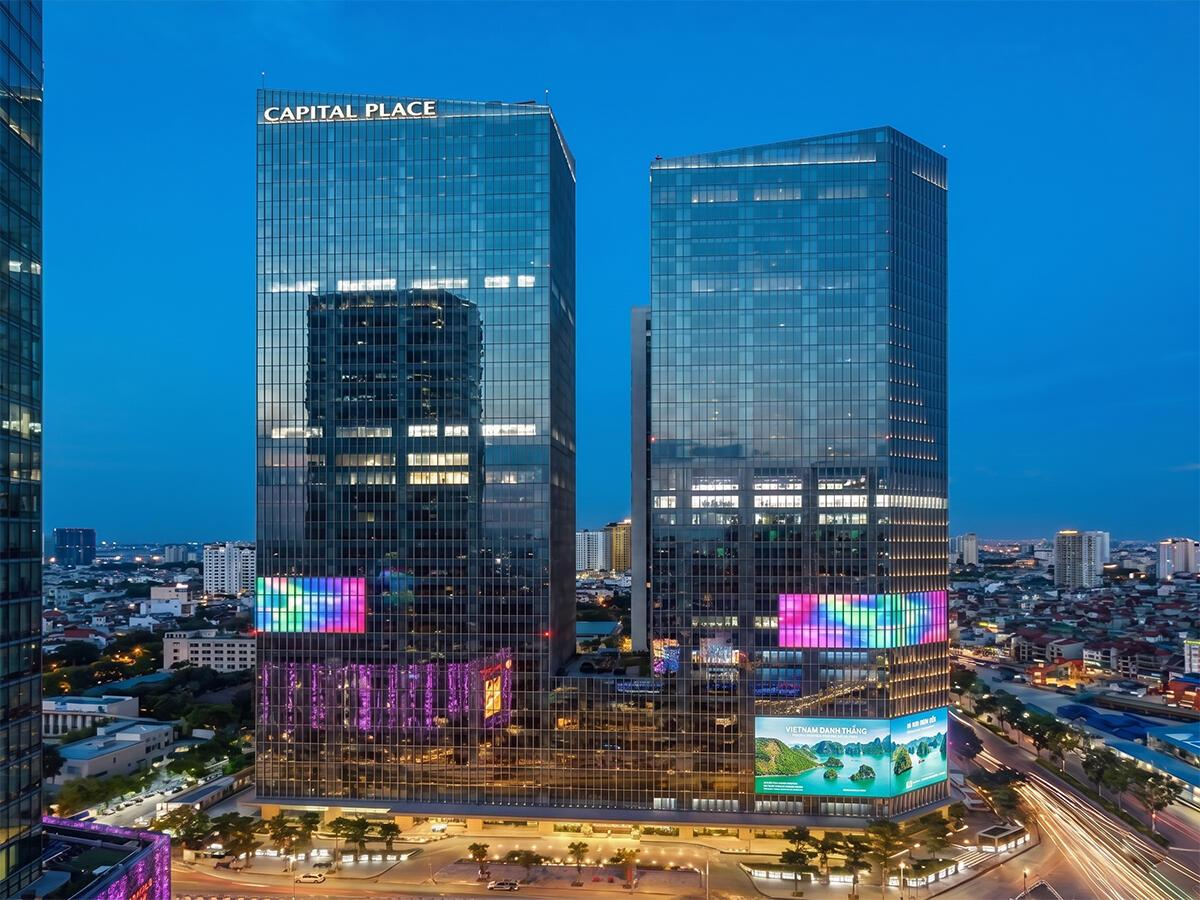 Capital Place được xem là chuẩn tham chiếu của văn phòng hạng A Hà Nội