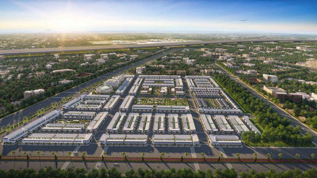 Các khu vực quanh sân bay có mặt bằng giá khác nhau tùy khả năng kết nối và mức độ phát triển