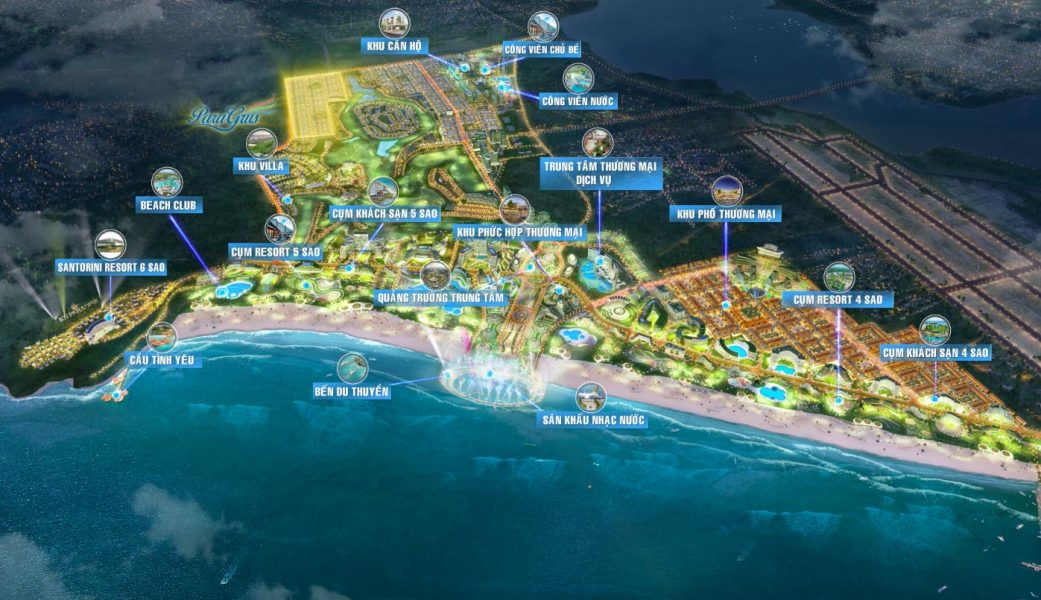 Quần thể 800 ha trải dọc Bãi Dài, liền kề sân bay quốc tế Cam Ranh
