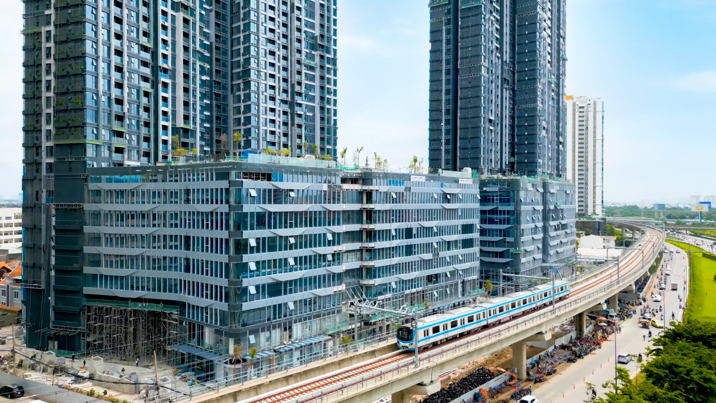 Nhiều khu căn hộ tại Thảo Điền nằm sát tuyến Metro số 1 Bến Thành – Suối Tiên