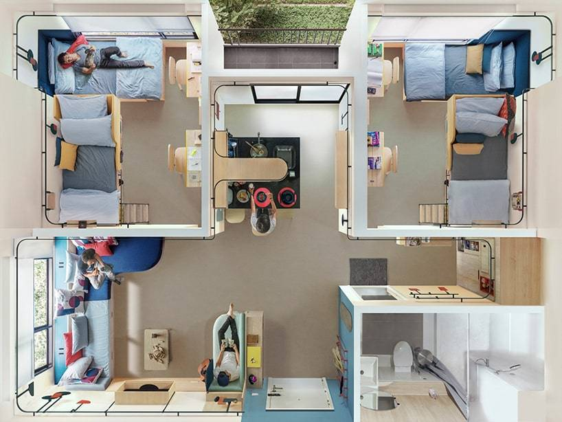 Không gian chung là điểm khác biệt cơ bản của mô hình co-living