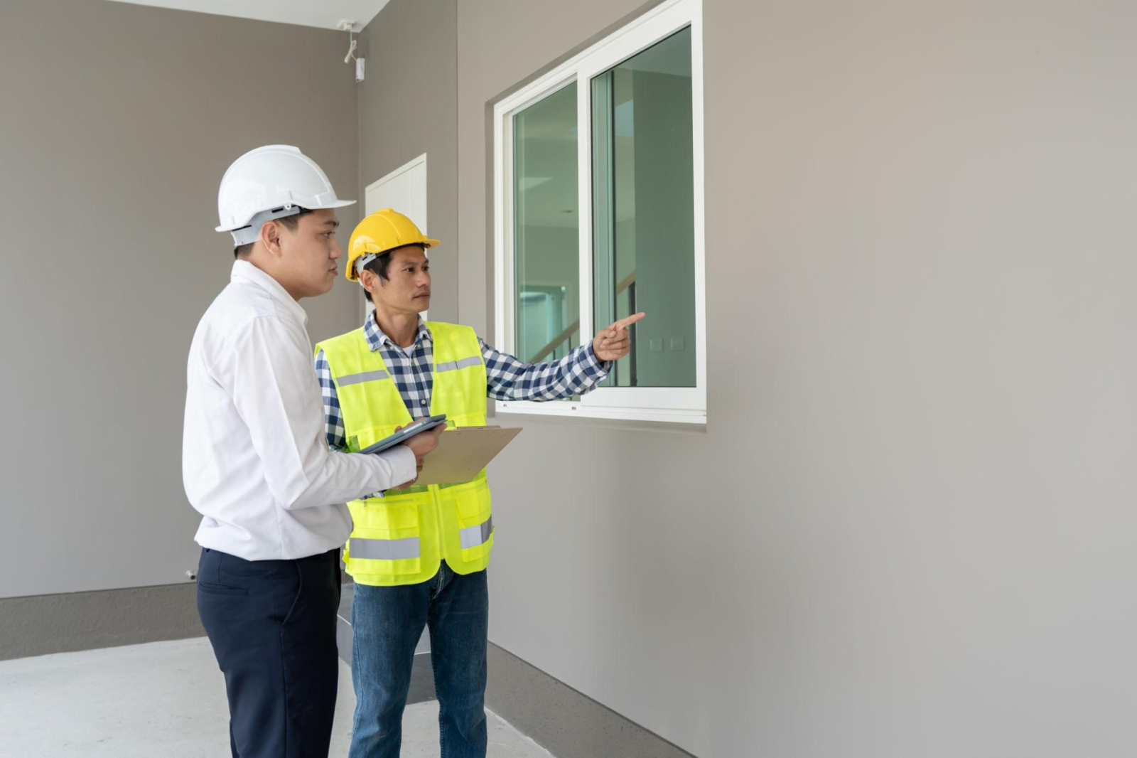 Kiểm tra hiện trạng công trình là một khâu trong quá trình nghiệm thu xây dựng
