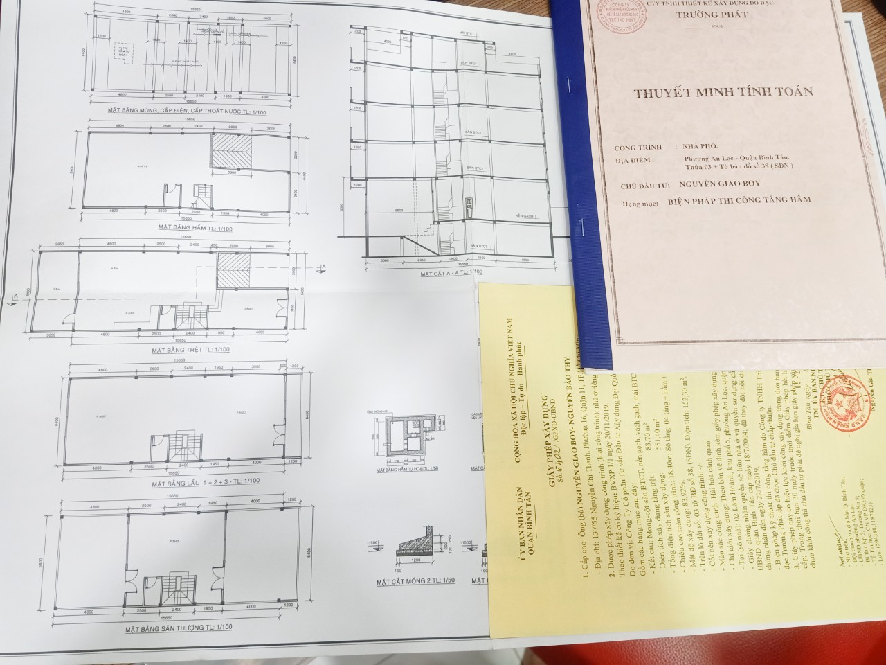 Hồ sơ xây dựng và bản vẽ là những tài liệu cần lưu giữ sau quá trình thi công