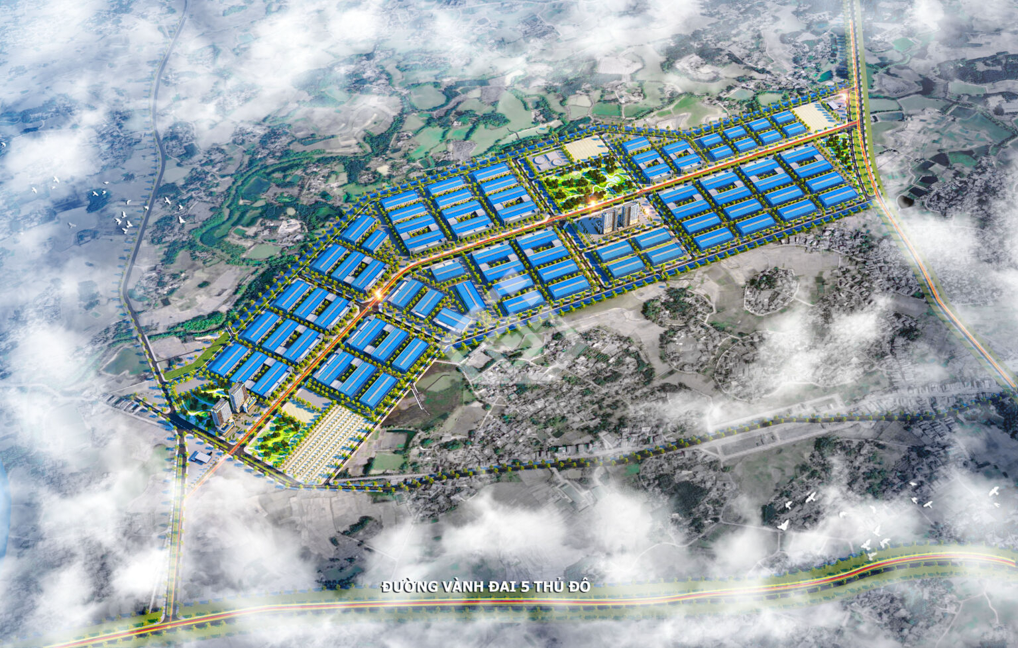 Phối cảnh KCN Mỹ Thái với tổng quy mô hơn 159 ha
