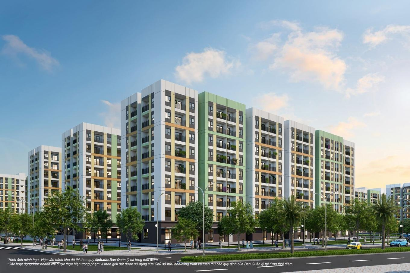 Phối cảnh khu nhà ở xã hội quy mô gần 192 ha tại xã Bà Điểm, TP.HCM