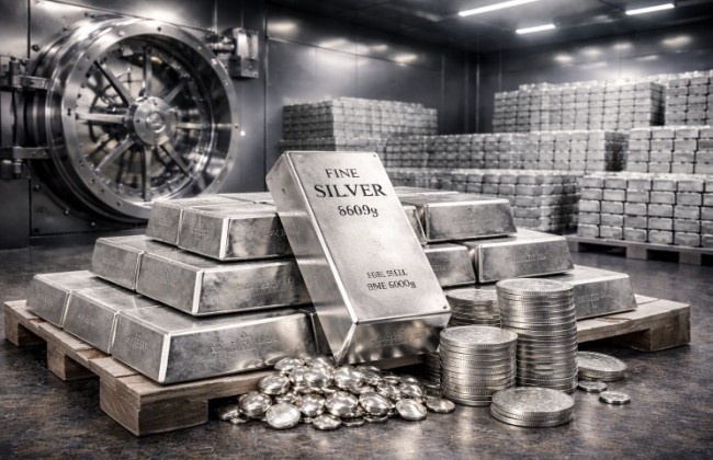 Giá bạc 2/3 biến động mạnh, tăng vọt rồi đảo chiều chỉ sau ít phút giao dịch
